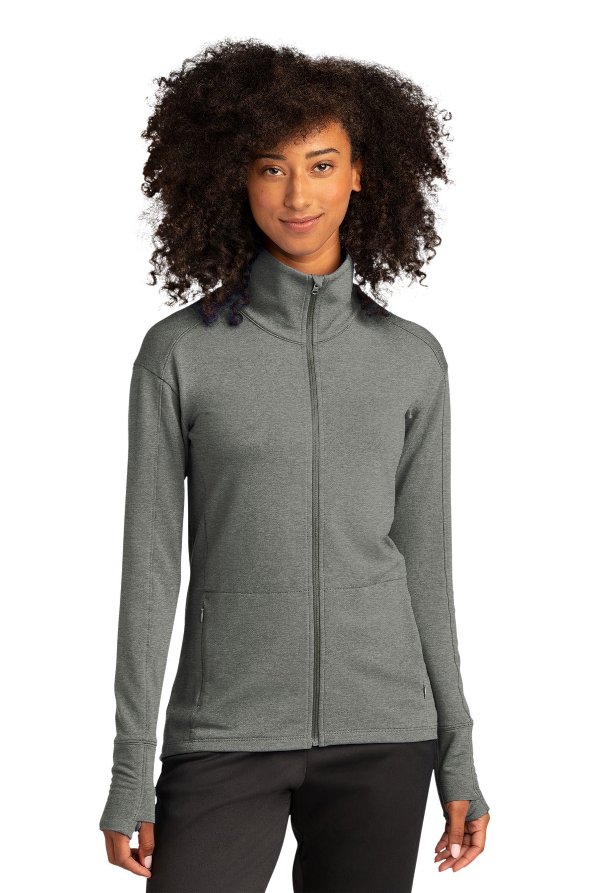 Custom Embroidered - Sport-Tek® Ladies Sport-Wick® Flex Fleece Full-Zip. LST560