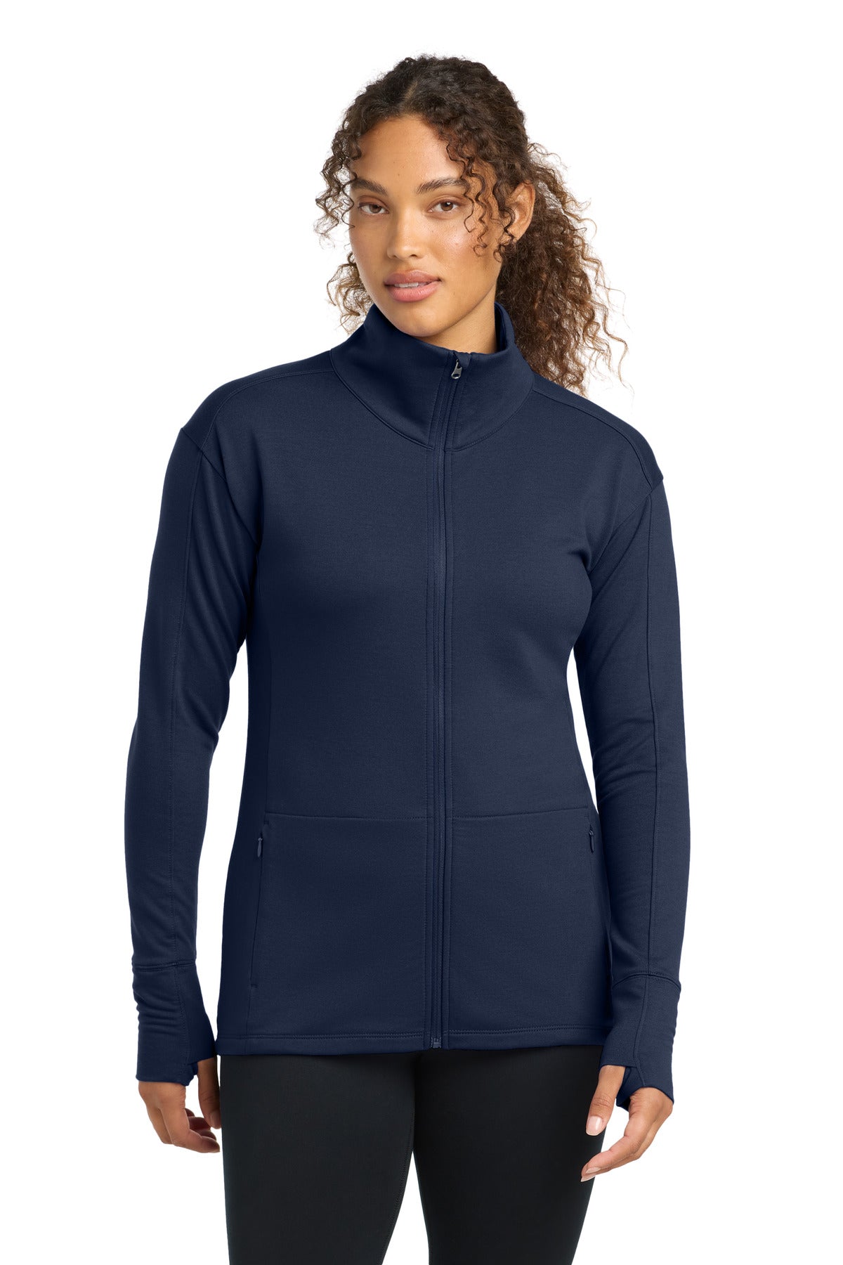 Custom Embroidered or DTF Print on Sport-Tek ® Women's Sport-Wick ® Flex Fleece Full-Zip. LST560