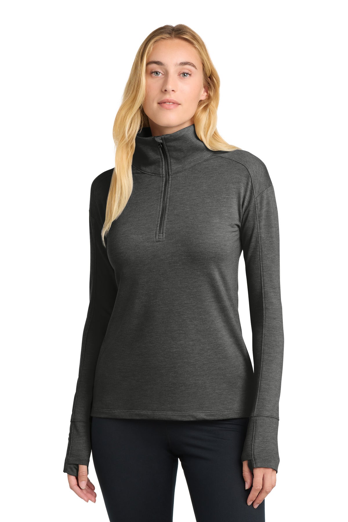 Custom Embroidered or DTF Print on Sport-Tek ® Women's Sport-Wick ® Flex Fleece 1/4-Zip. LST561