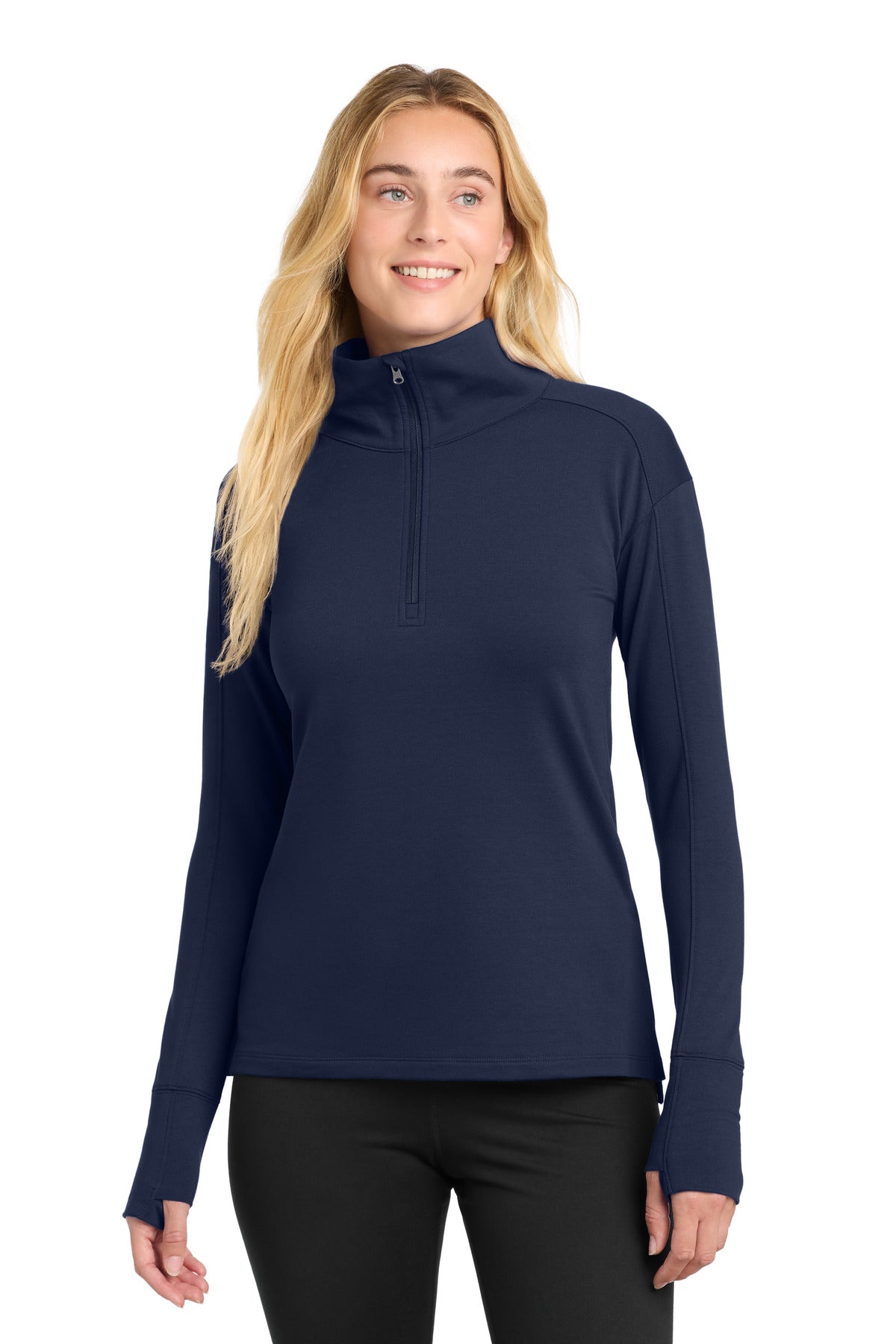 Custom Embroidery or DTF Print - Sport-Tek ® Women's Sport-Wick ® Flex Fleece 1/4-Zip. LST561