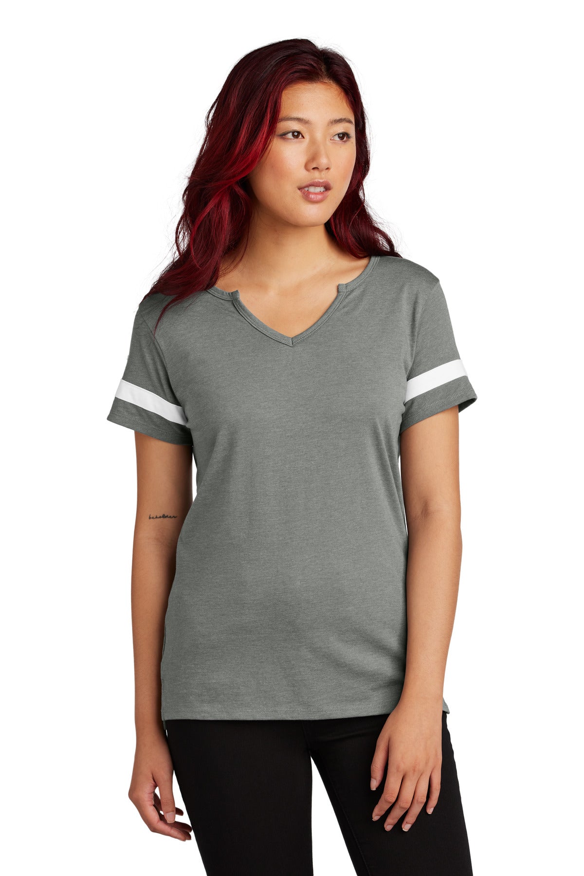 Custom Embroidery or DTF Print - Sport-Tek ® Women's Halftime Notch Neck Tee LST6041