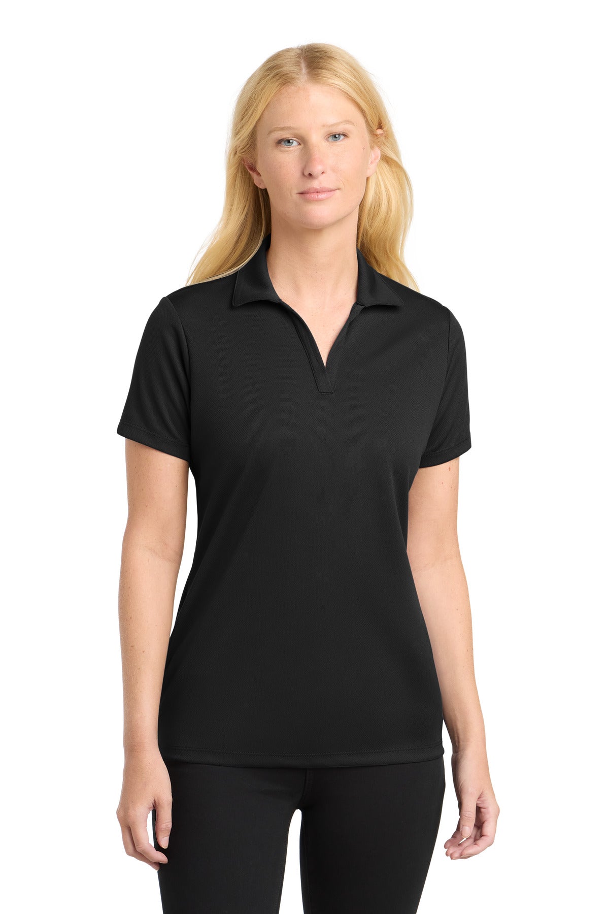 Custom Embroidery or DTF Print - Sport-Tek ® Women's PosiCharge ® RacerMesh ® Polo. LST640
