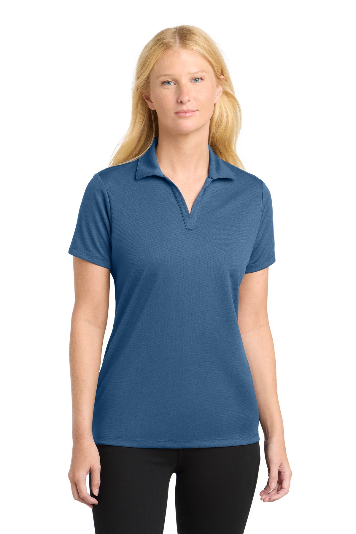 Custom Embroidery or DTF Print - Sport-Tek ® Women's PosiCharge ® RacerMesh ® Polo. LST640