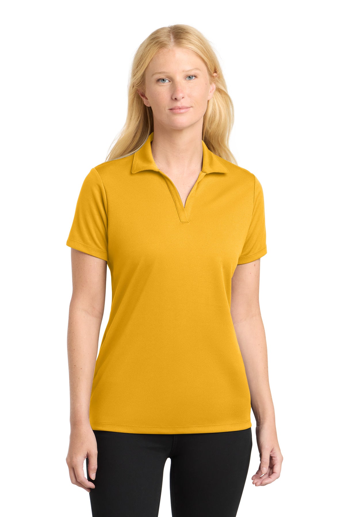 Custom Embroidery or DTF Print - Sport-Tek ® Women's PosiCharge ® RacerMesh ® Polo. LST640