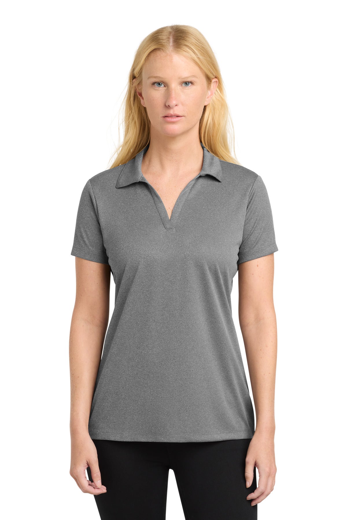 Custom Embroidery or DTF Print - Sport-Tek ® Women's PosiCharge ® RacerMesh ® Polo. LST640