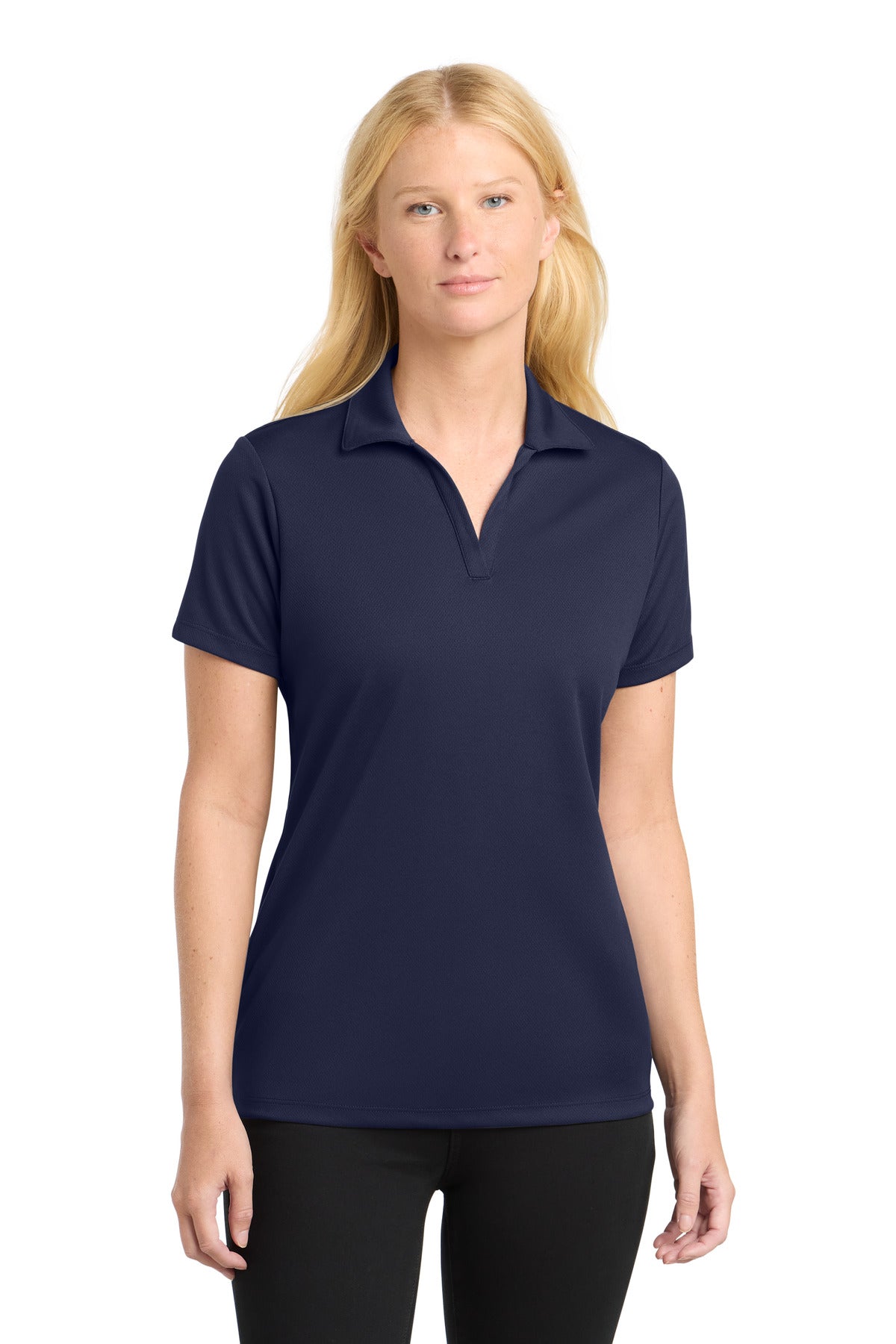 Custom Embroidery or DTF Print - Sport-Tek ® Women's PosiCharge ® RacerMesh ® Polo. LST640