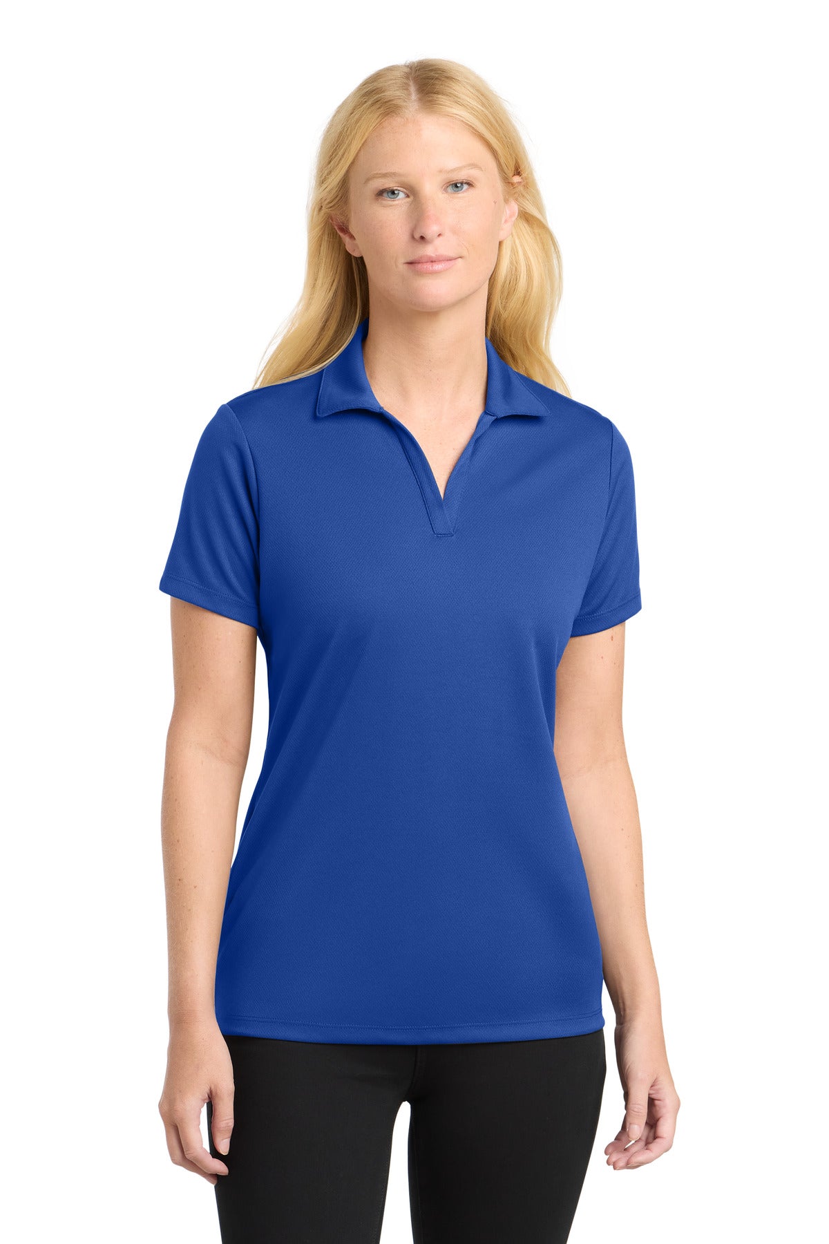 Custom Embroidery or DTF Print - Sport-Tek ® Women's PosiCharge ® RacerMesh ® Polo. LST640