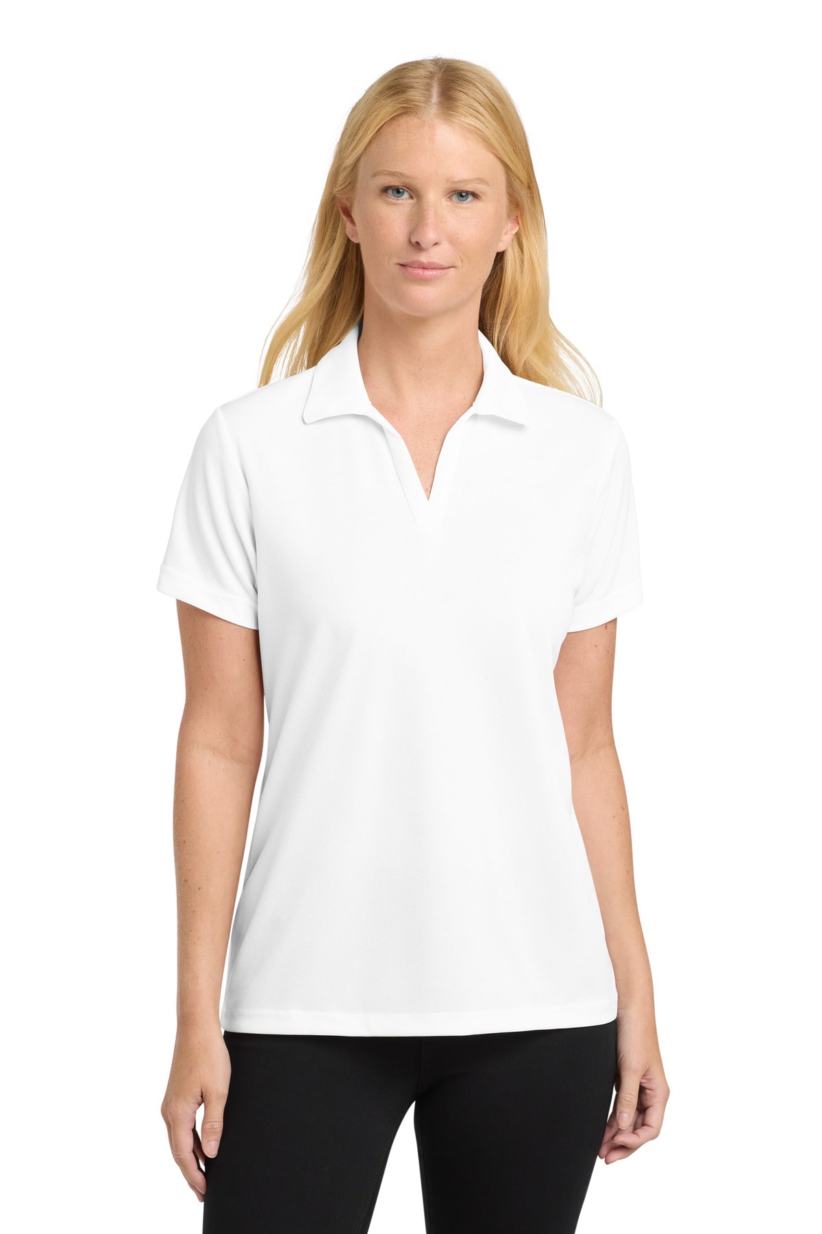Custom Embroidery or DTF Print - Sport-Tek ® Women's PosiCharge ® RacerMesh ® Polo. LST640