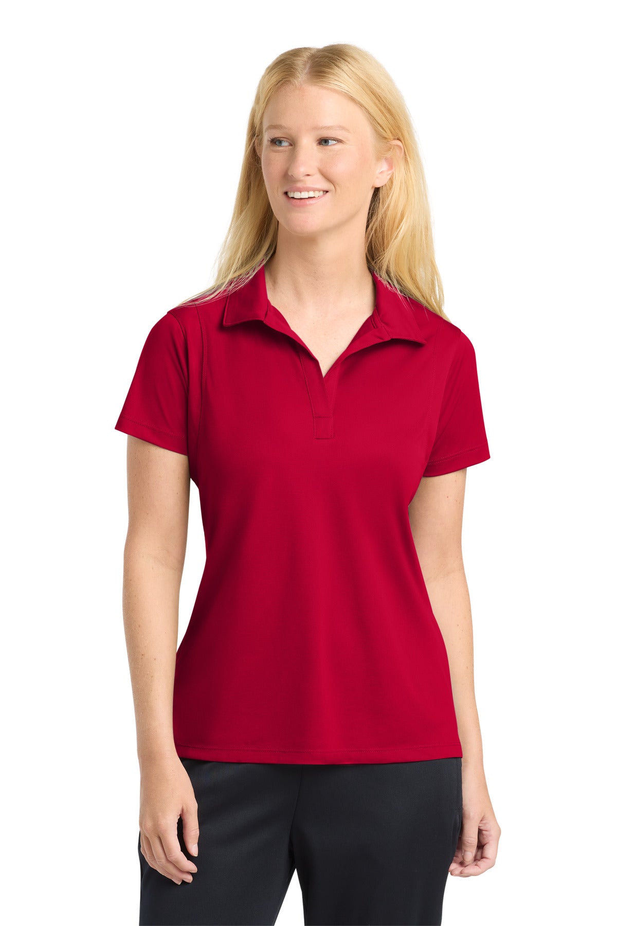 Custom Embroidery or DTF Print - Sport-Tek ® Women's Micropique Sport-Wick ® Polo. LST650