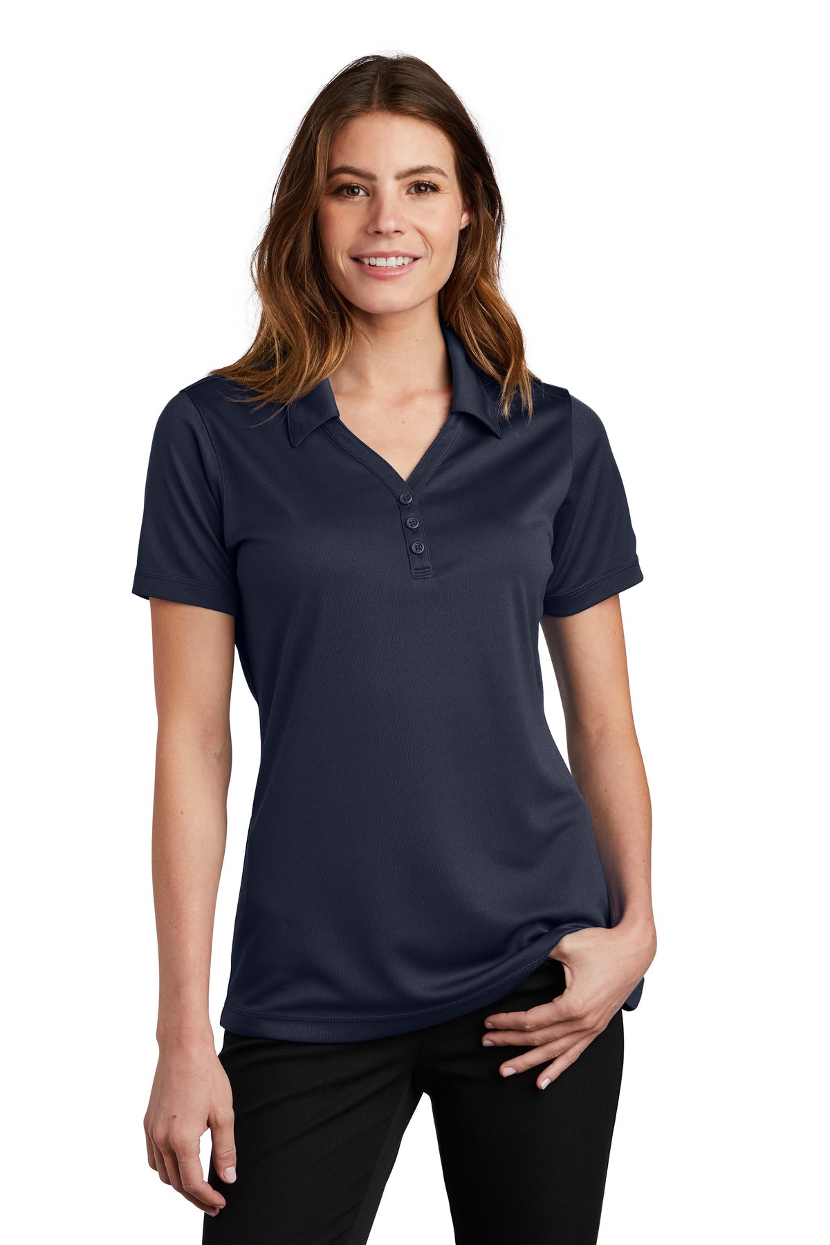 Custom Embroidered - Sport-Tek© Women's PosiCharge© Micro-Mesh Polo. LST680