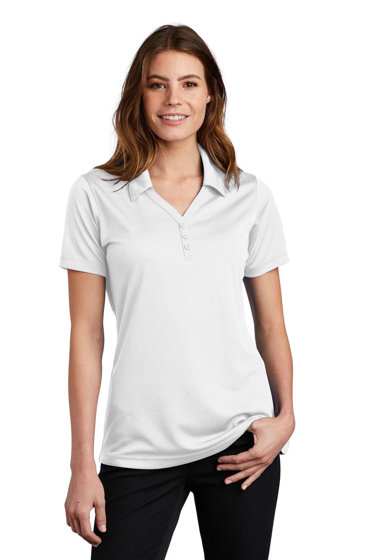 Custom Embroidered - Sport-Tek© Women's PosiCharge© Micro-Mesh Polo. LST680
