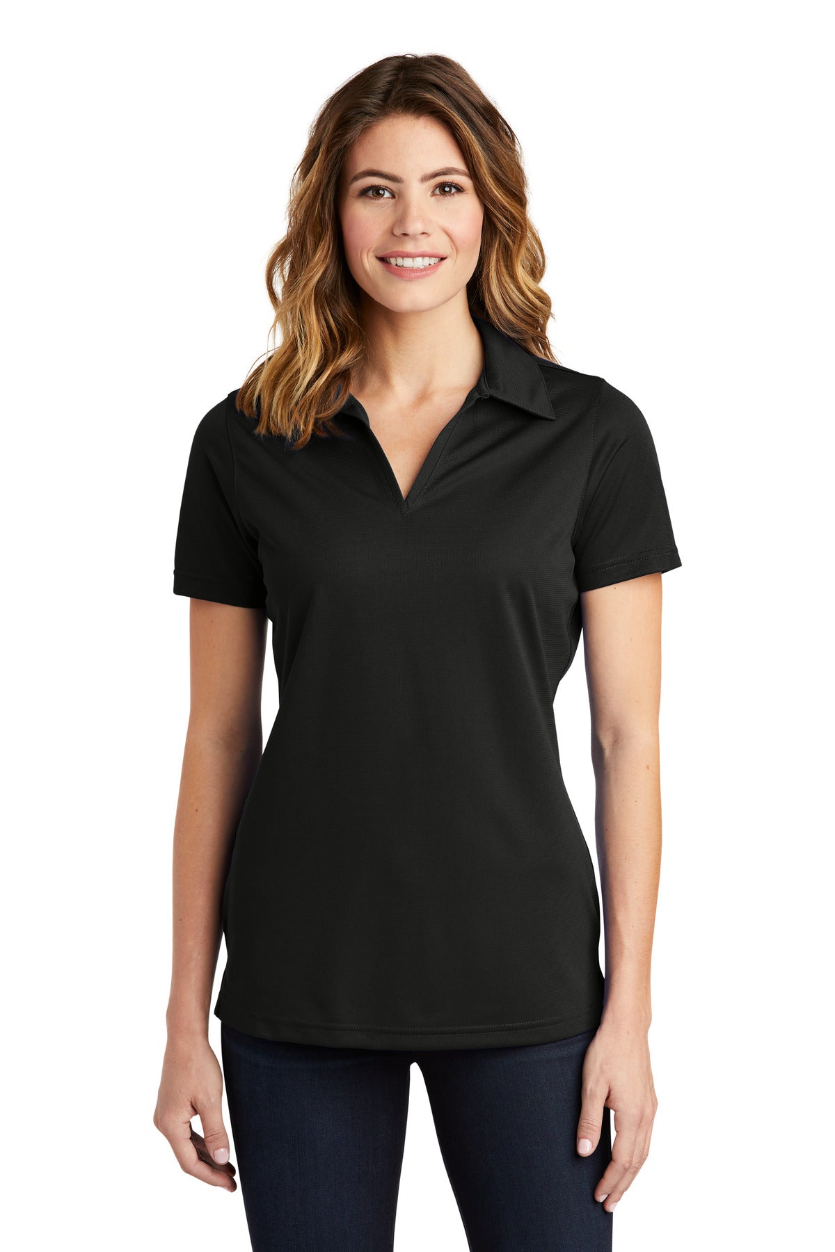 Custom Embroidered - Sport-Tek© Women's PosiCharge© Active Textured Polo. LST690