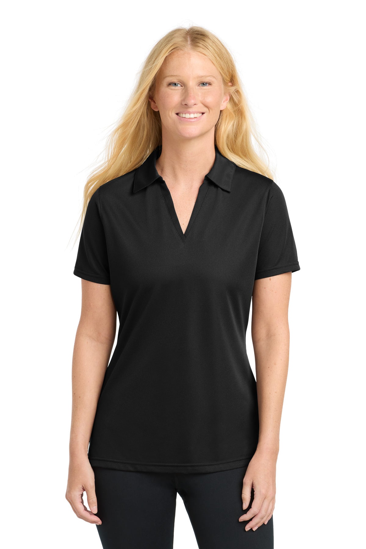 Custom Embroidery or DTF Print - Sport-Tek ® Women's PosiCharge ® Active Textured Polo. LST690
