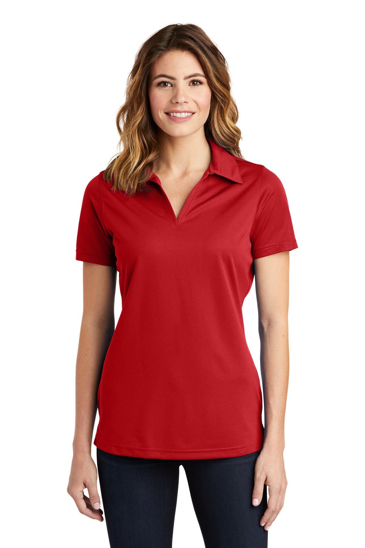 Custom Embroidered - Sport-Tek© Women's PosiCharge© Active Textured Polo. LST690