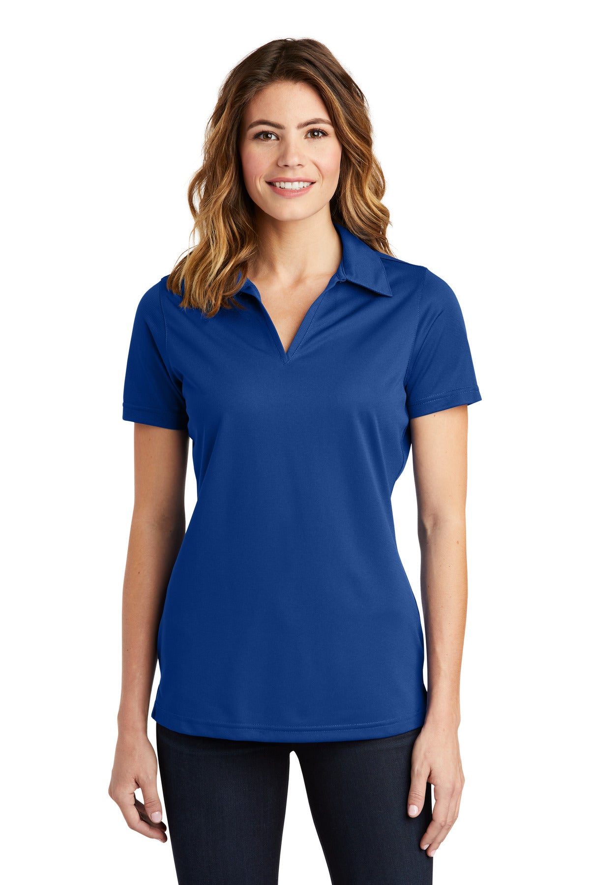 Custom Embroidered - Sport-Tek© Women's PosiCharge© Active Textured Polo. LST690