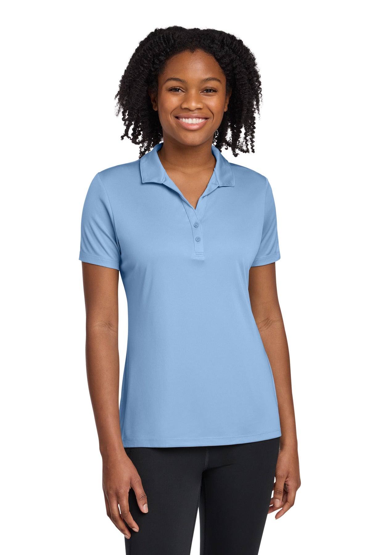 Custom Embroidery or DTF Print - Sport-Tek ® Women's PosiCharge ® Re-Compete Polo LST725