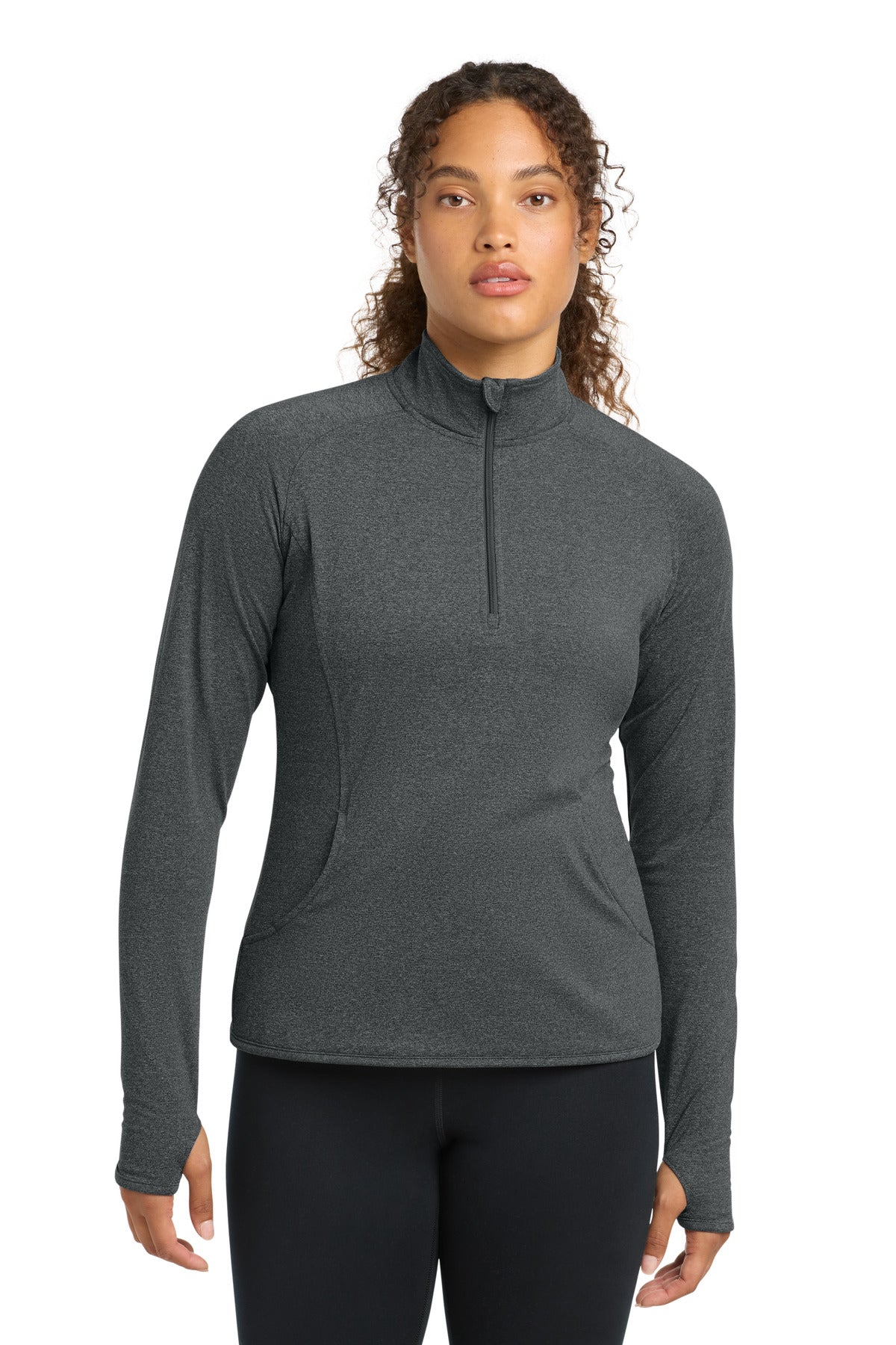 Custom Embroidery or DTF Print - Sport-Tek ® Women's Sport-Wick ® Stretch 1/4-Zip Pullover. LST850