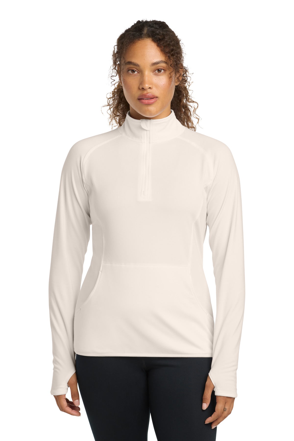 Custom Embroidery or DTF Print - Sport-Tek ® Women's Sport-Wick ® Stretch 1/4-Zip Pullover. LST850
