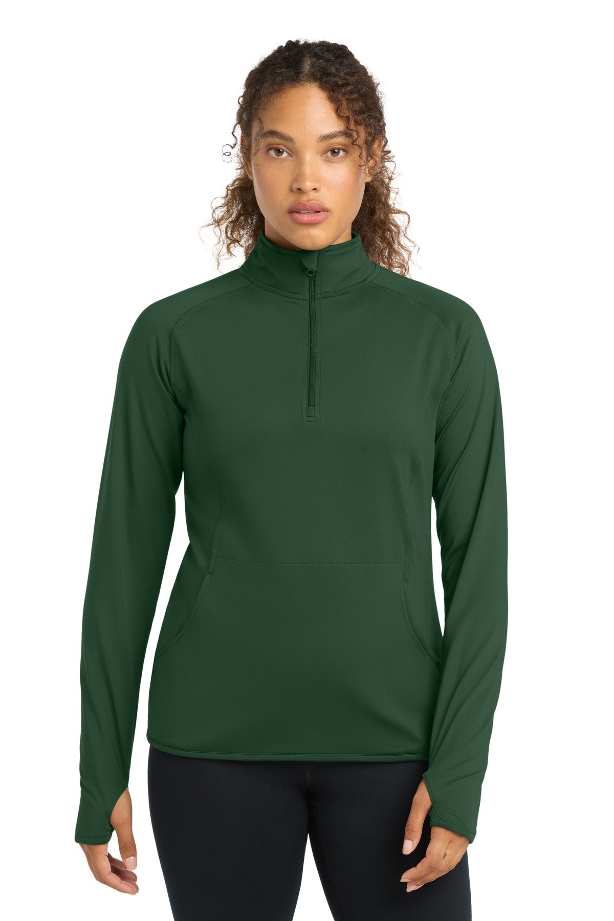 Custom Embroidery or DTF Print - Sport-Tek ® Women's Sport-Wick ® Stretch 1/4-Zip Pullover. LST850