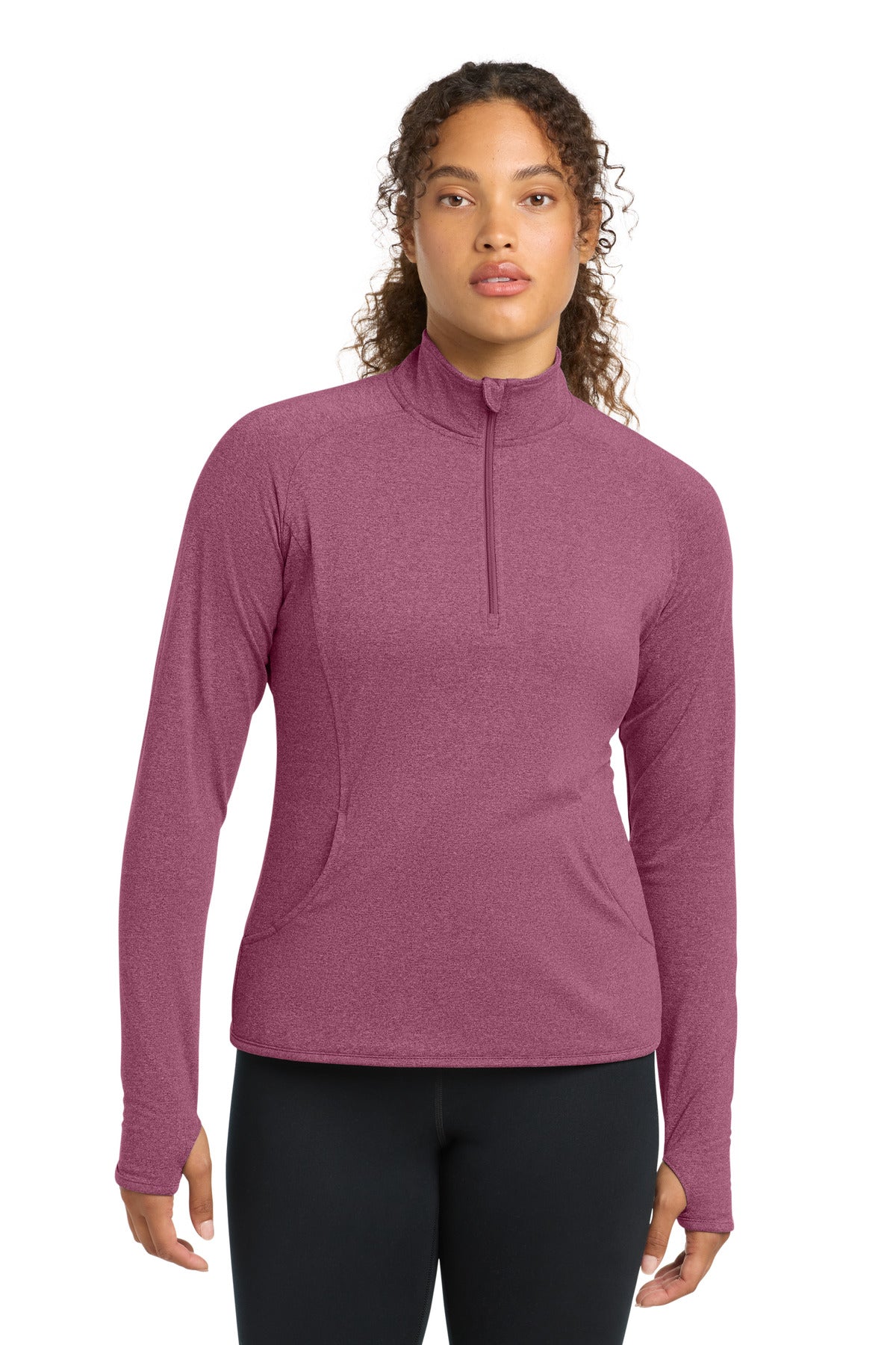 Custom Embroidery or DTF Print - Sport-Tek ® Women's Sport-Wick ® Stretch 1/4-Zip Pullover. LST850