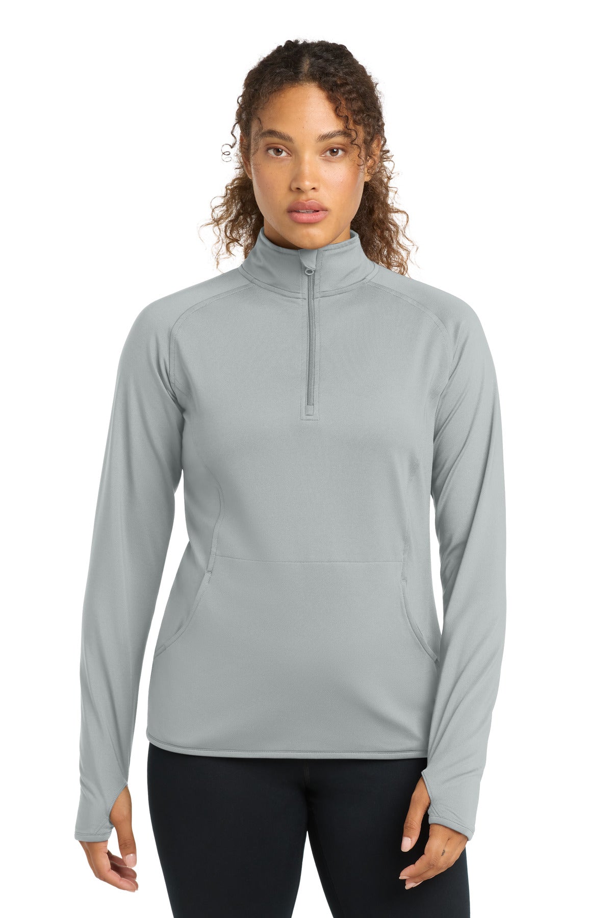 Custom Embroidery or DTF Print - Sport-Tek ® Women's Sport-Wick ® Stretch 1/4-Zip Pullover. LST850