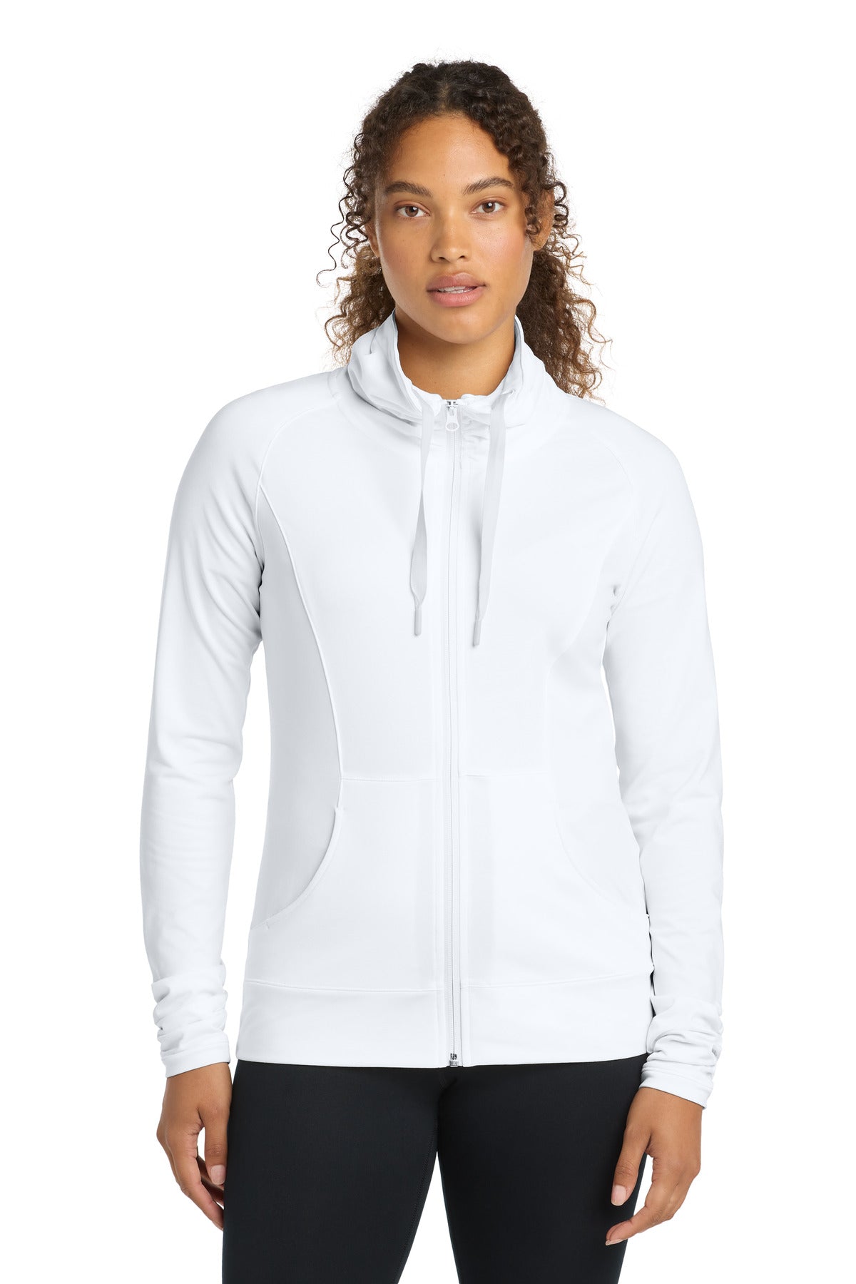 Custom Embroidery or DTF Print - Sport-Tek ® Women's Sport-Wick ® Stretch Full-Zip Jacket. LST852