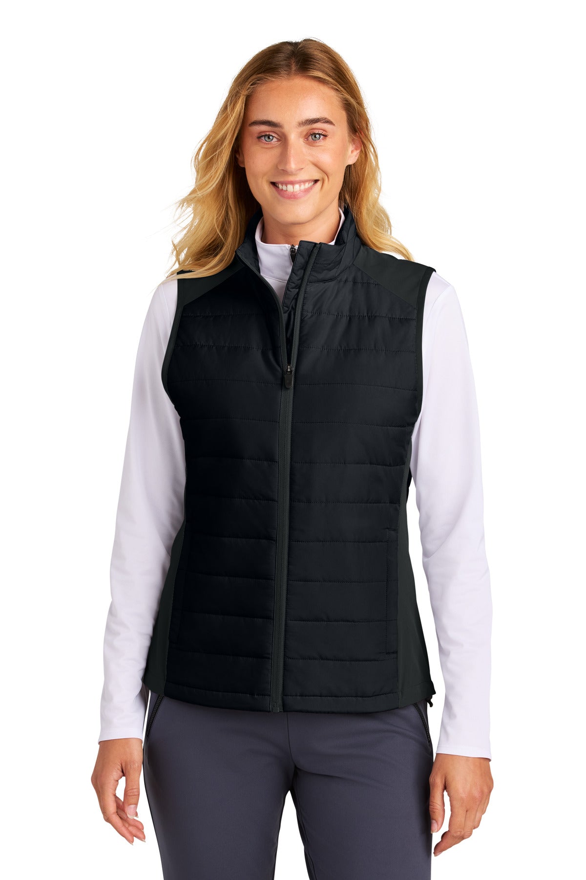 Custom Embroidery or DTF Print - Sport-Tek ® Women's Teknical Hybrid Vest LST941