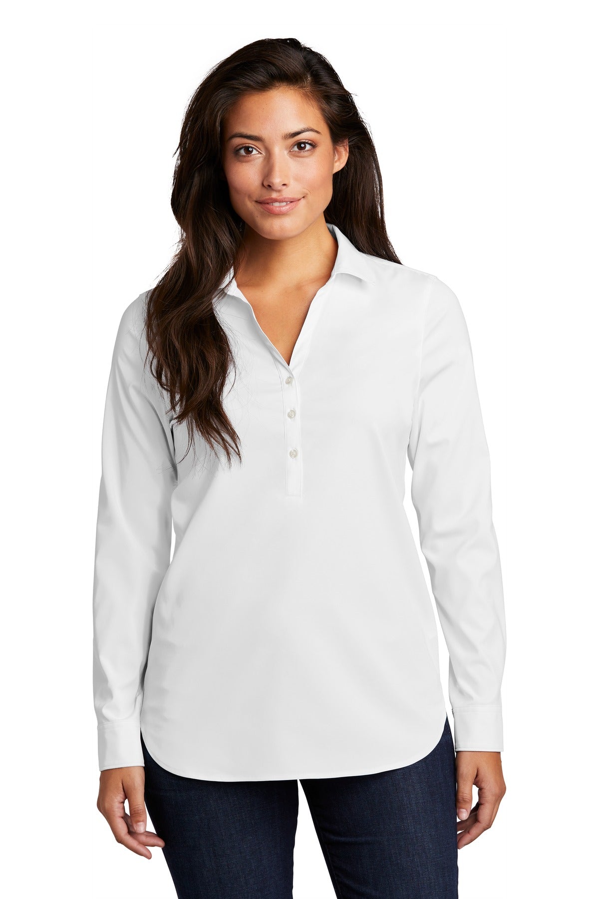Custom Embroidery or DTF Print - Port Authority ® Ladies City Stretch Tunic LW680