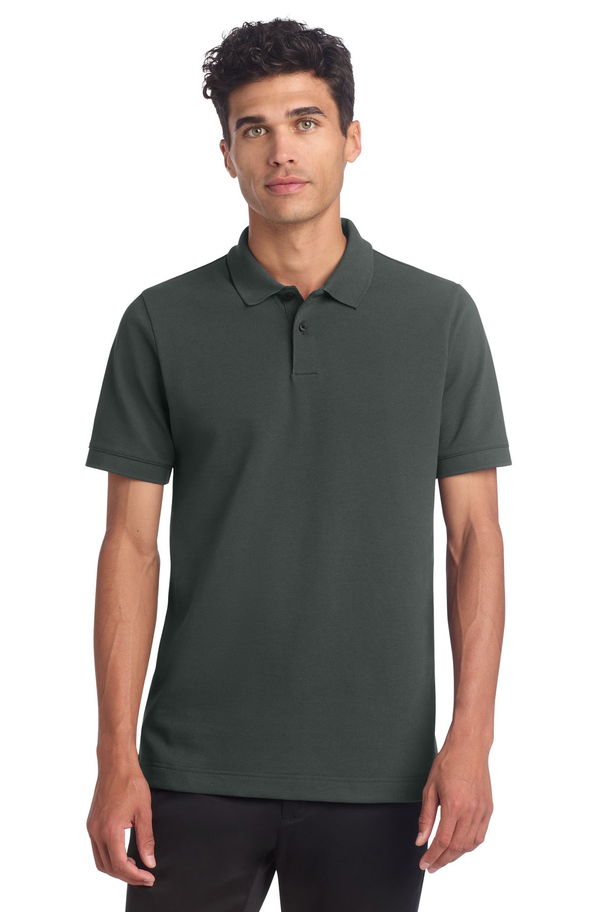 Custom Embroidery or DTF Print - Mercer+Mettle ® Stretch Heavyweight Pique Polo MM1000