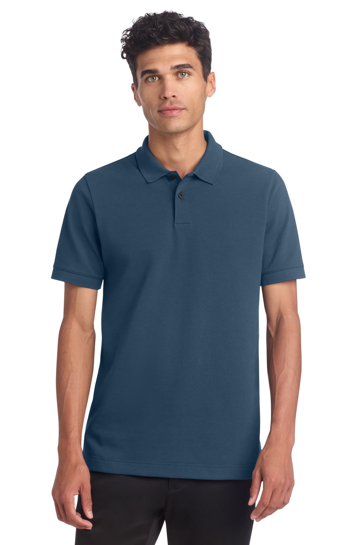 Custom Embroidery or DTF Print - Mercer+Mettle ® Stretch Heavyweight Pique Polo MM1000
