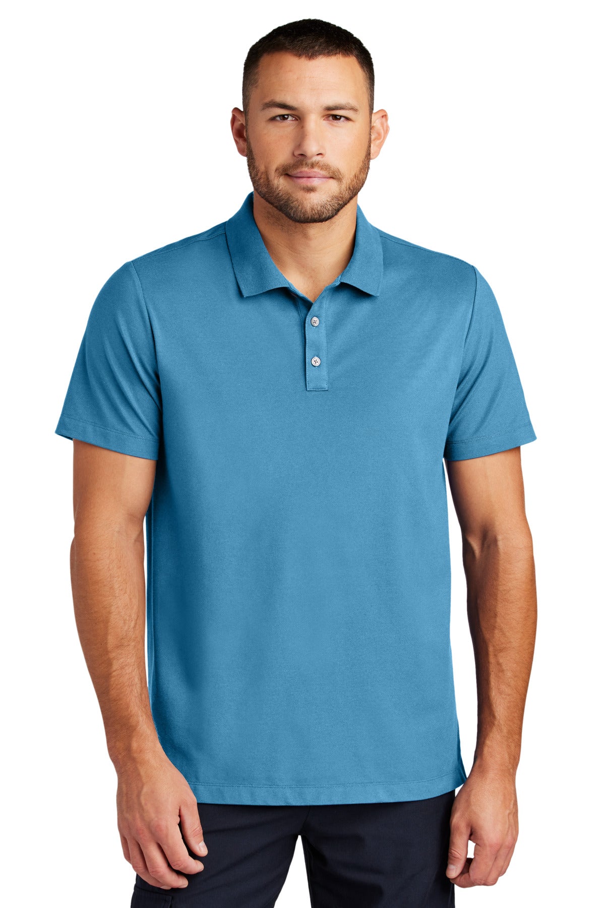 Custom Embroidery or DTF Print - Mercer+Mettle ® Stretch Pique Polo MM1004