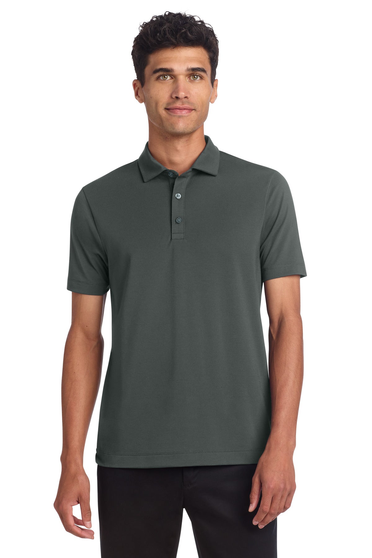 Custom Embroidery or DTF Print - Mercer+Mettle ® Stretch Jersey Polo MM1014