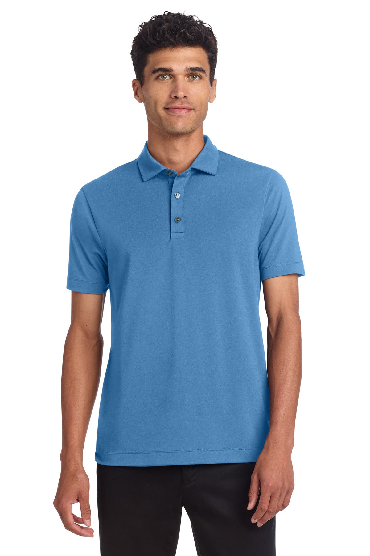 Custom Embroidery or DTF Print - Mercer+Mettle ® Stretch Jersey Polo MM1014