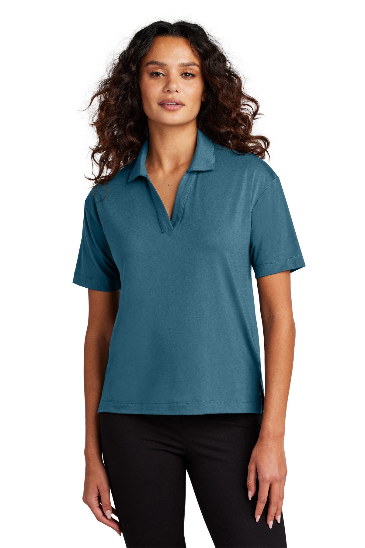 Custom Embroidered - Mercer+Mettle™ Women's Stretch Jersey Polo MM1015