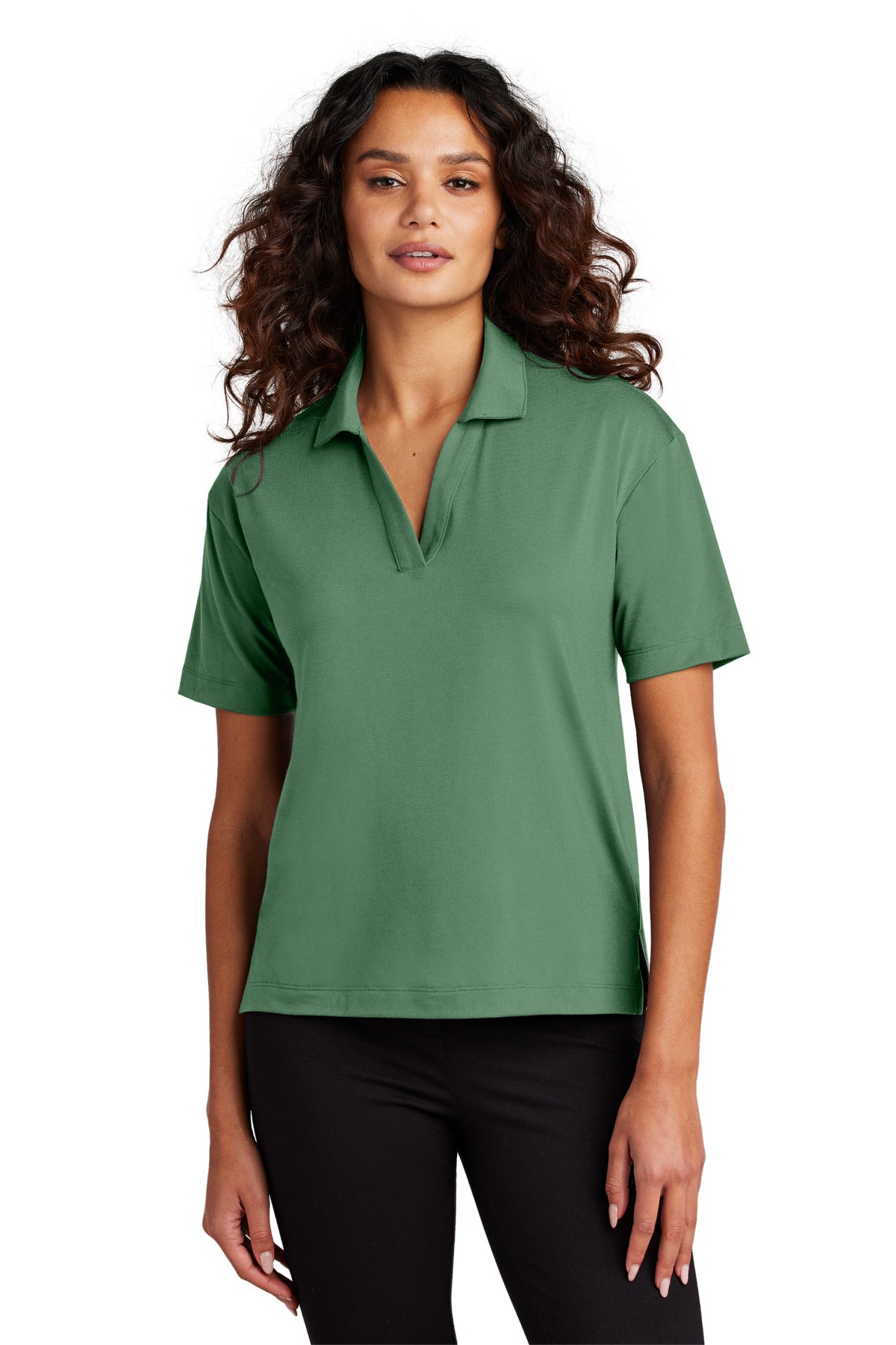 Custom Embroidery or DTF Print - Mercer+Mettle ® Women's Stretch Jersey Polo MM1015