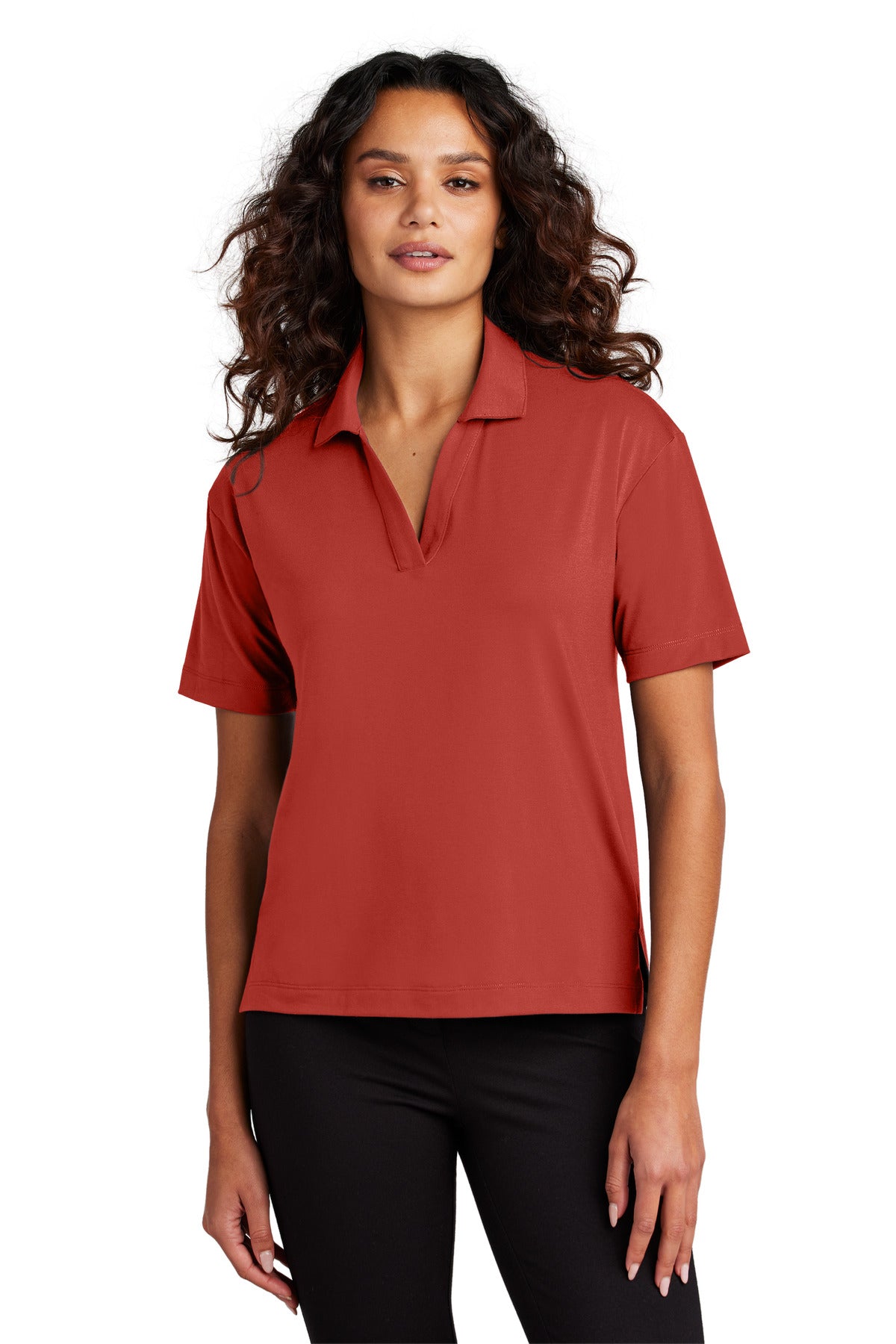 Custom Embroidery or DTF Print - Mercer+Mettle ® Women's Stretch Jersey Polo MM1015