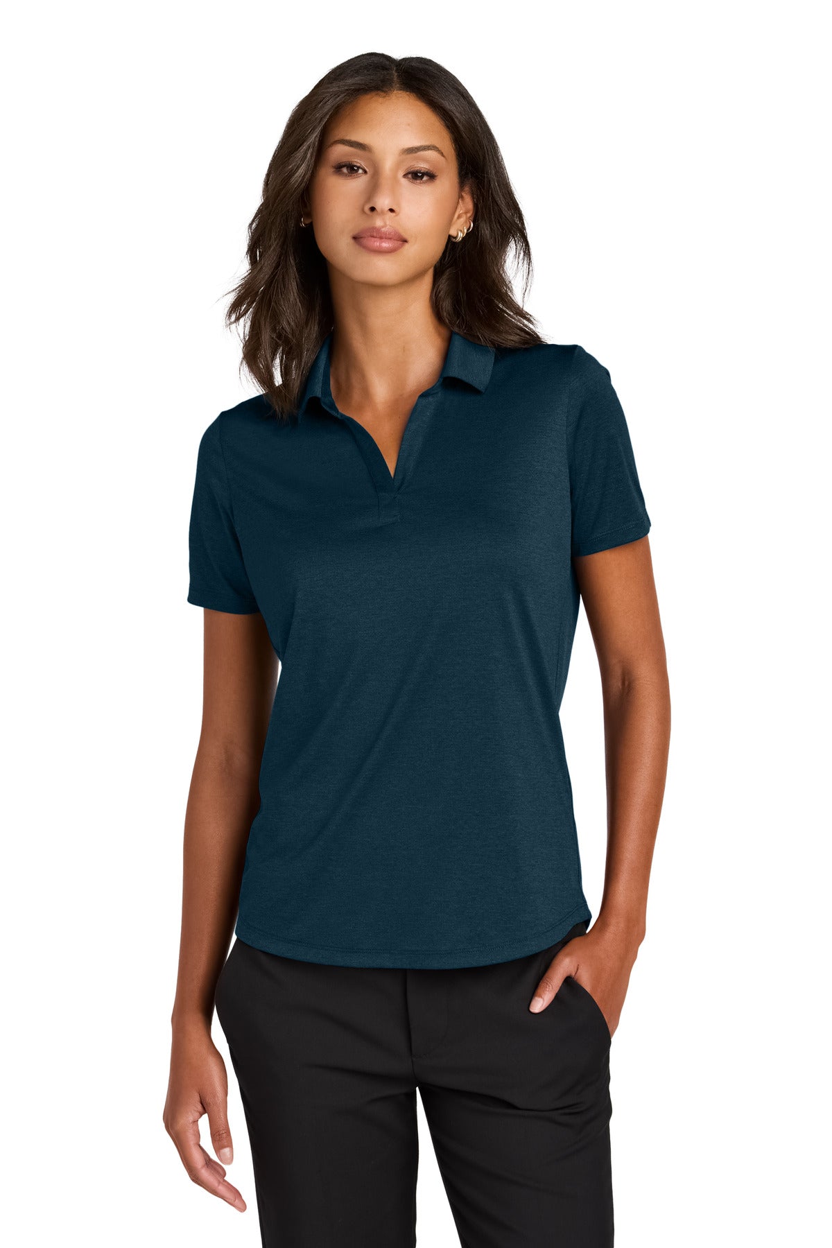 Custom Embroidery or DTF Print - Mercer+Mettle ® Women's Recharge Jersey Polo MM1021