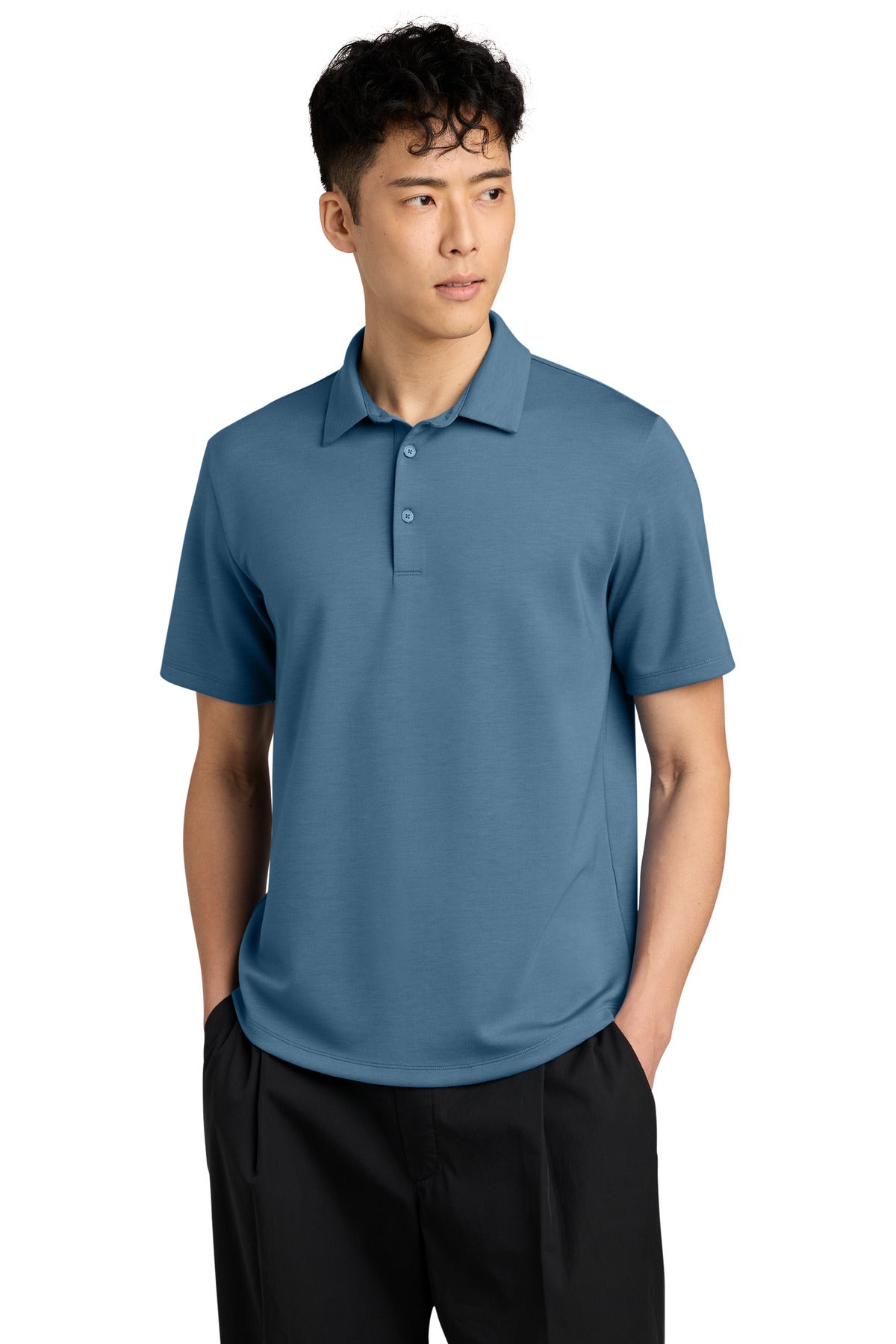 Custom Embroidery or DTF Print - Mercer+Mettle ® Lite Spacer Polo MM1040