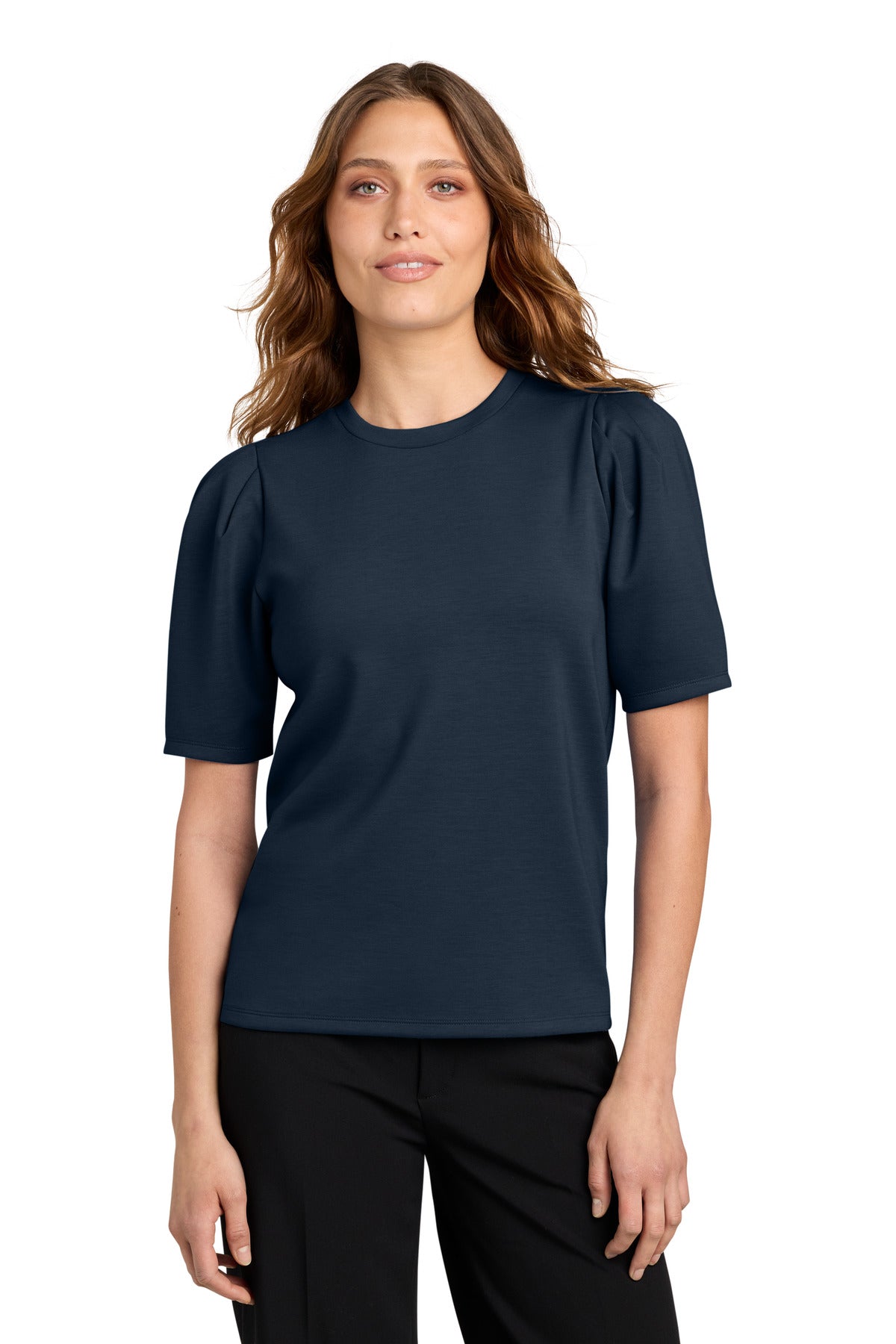 Custom Embroidery or DTF Print - Mercer+Mettle ® Women's Short Sleeve Lite Spacer Top MM1041