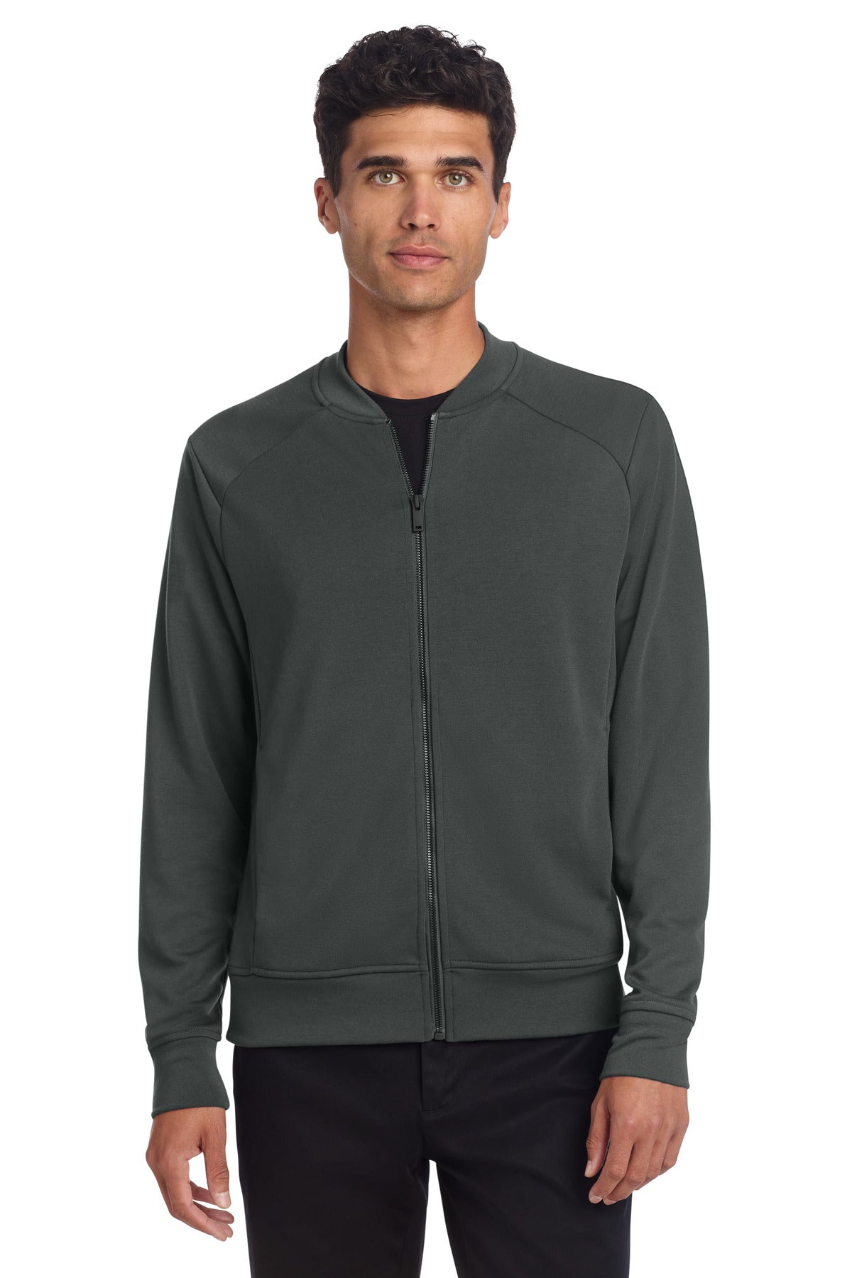 Custom Embroidery or DTF Print - Mercer+Mettle ® Double-Knit Bomber MM3000