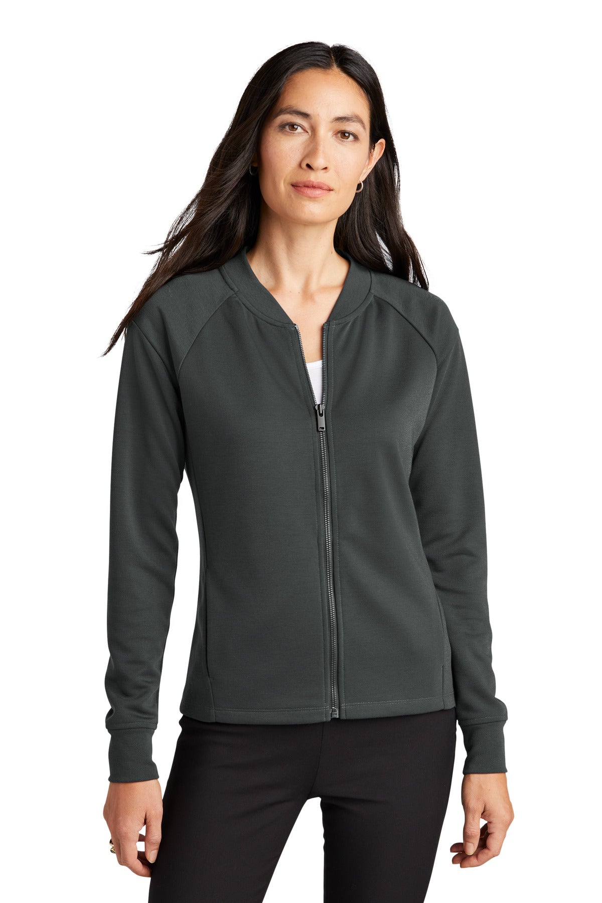 Custom Embroidery or DTF Print - Mercer+Mettle ® Women's Double-Knit Bomber MM3001