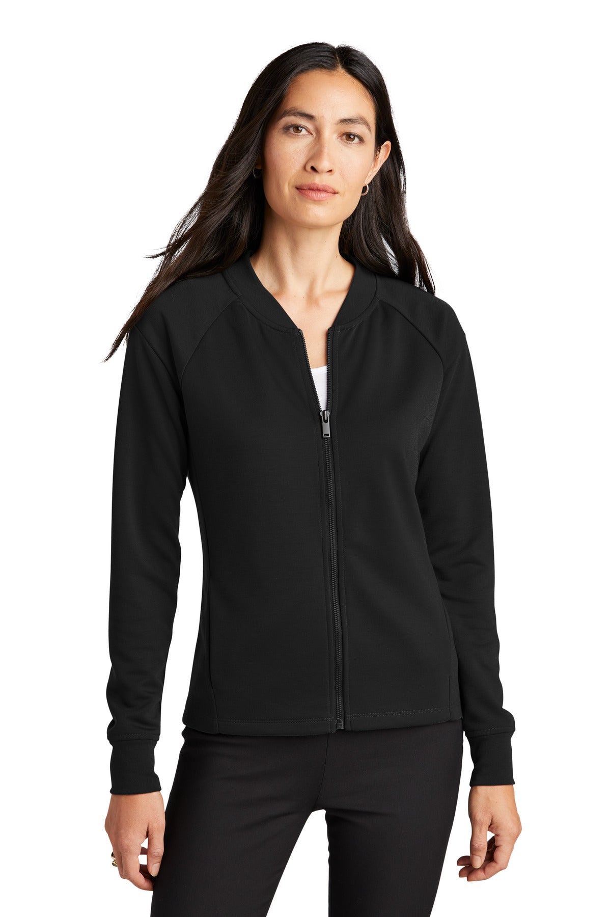 Custom Embroidery or DTF Print - Mercer+Mettle ® Women's Double-Knit Bomber MM3001