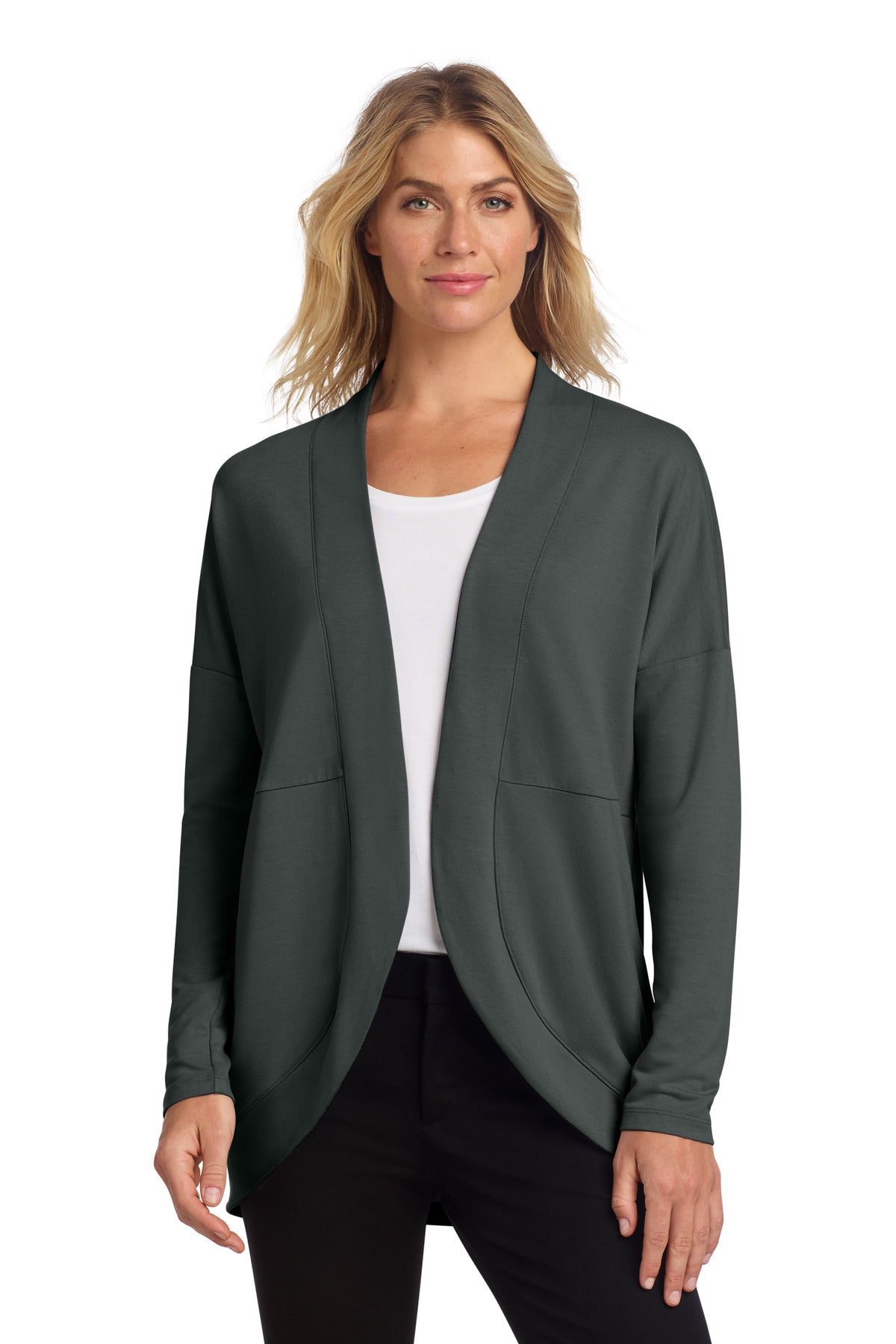 Custom Embroidery or DTF Print - Mercer+Mettle ® Women's Stretch Open-Front Cardigan MM3015