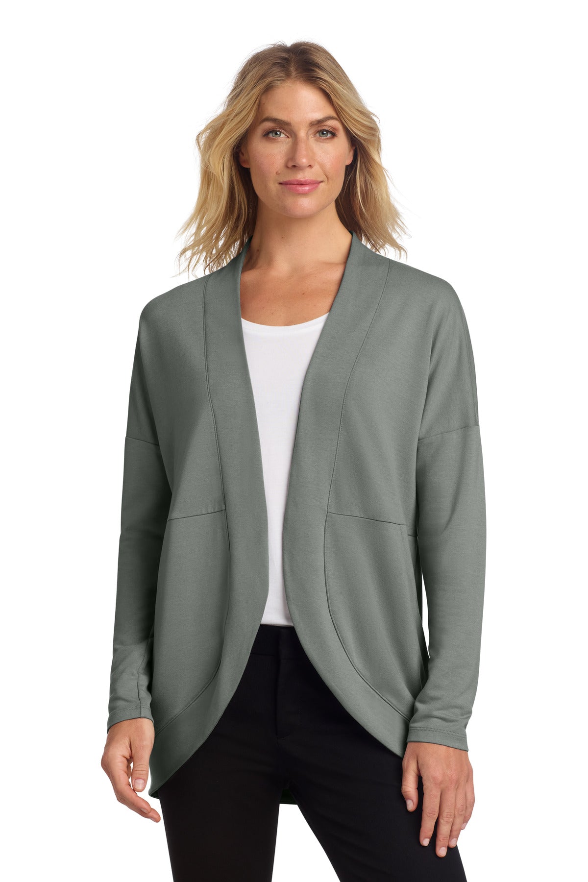 Custom Embroidery or DTF Print - Mercer+Mettle ® Women's Stretch Open-Front Cardigan MM3015
