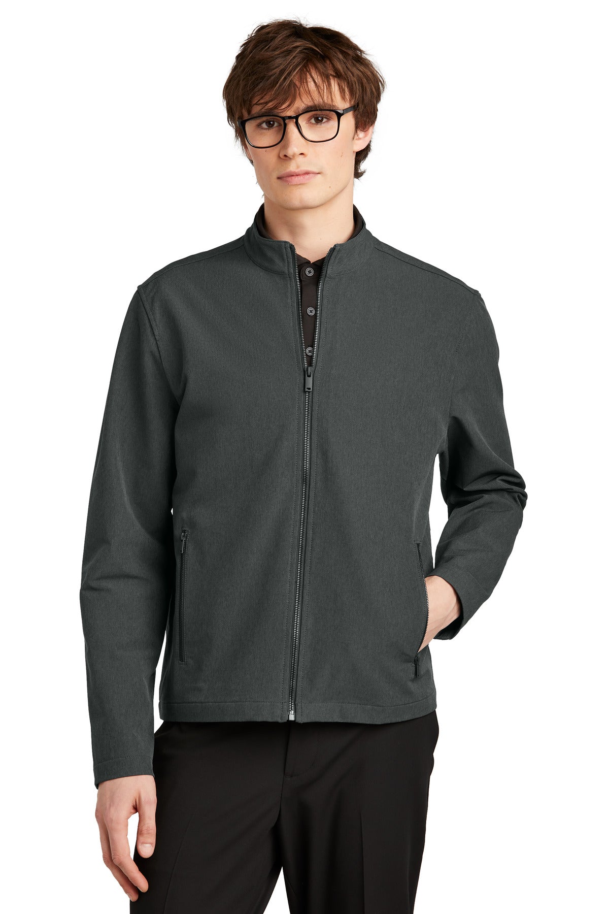 Custom Embroidery or DTF Print - Mercer+Mettle ® Stretch Soft Shell Jacket MM7102
