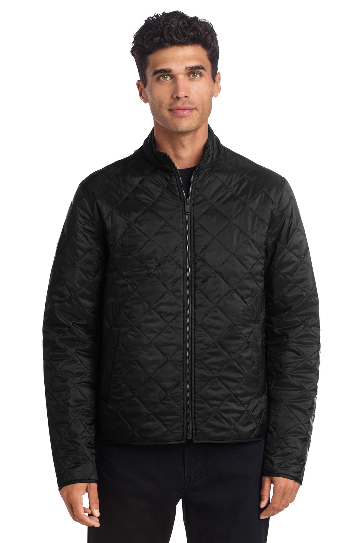 Custom Embroidery or DTF Print - Mercer+Mettle ® Quilted Full-Zip Jacket MM7200