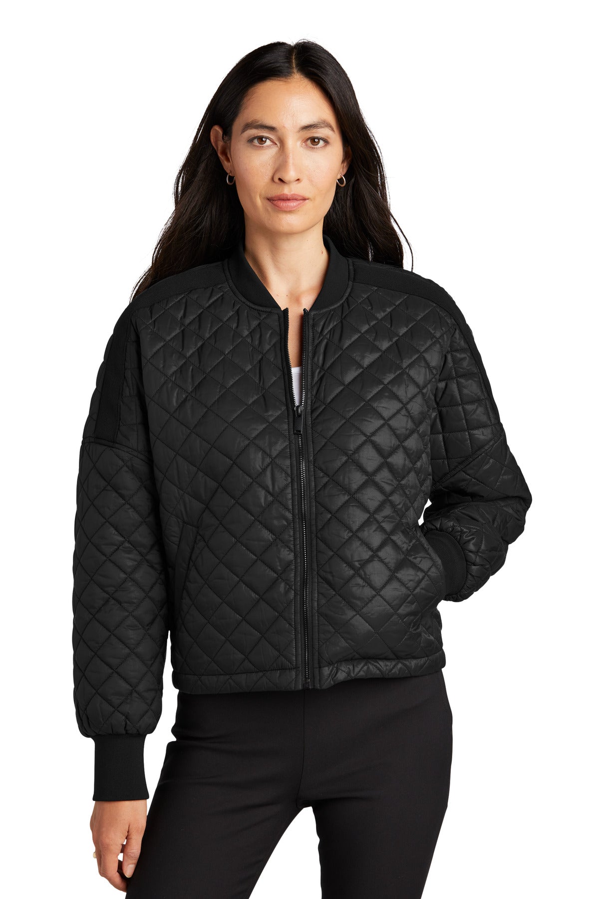 Custom Embroidery or DTF Print - Mercer+Mettle ® Women's Boxy Quilted Jacket MM7201