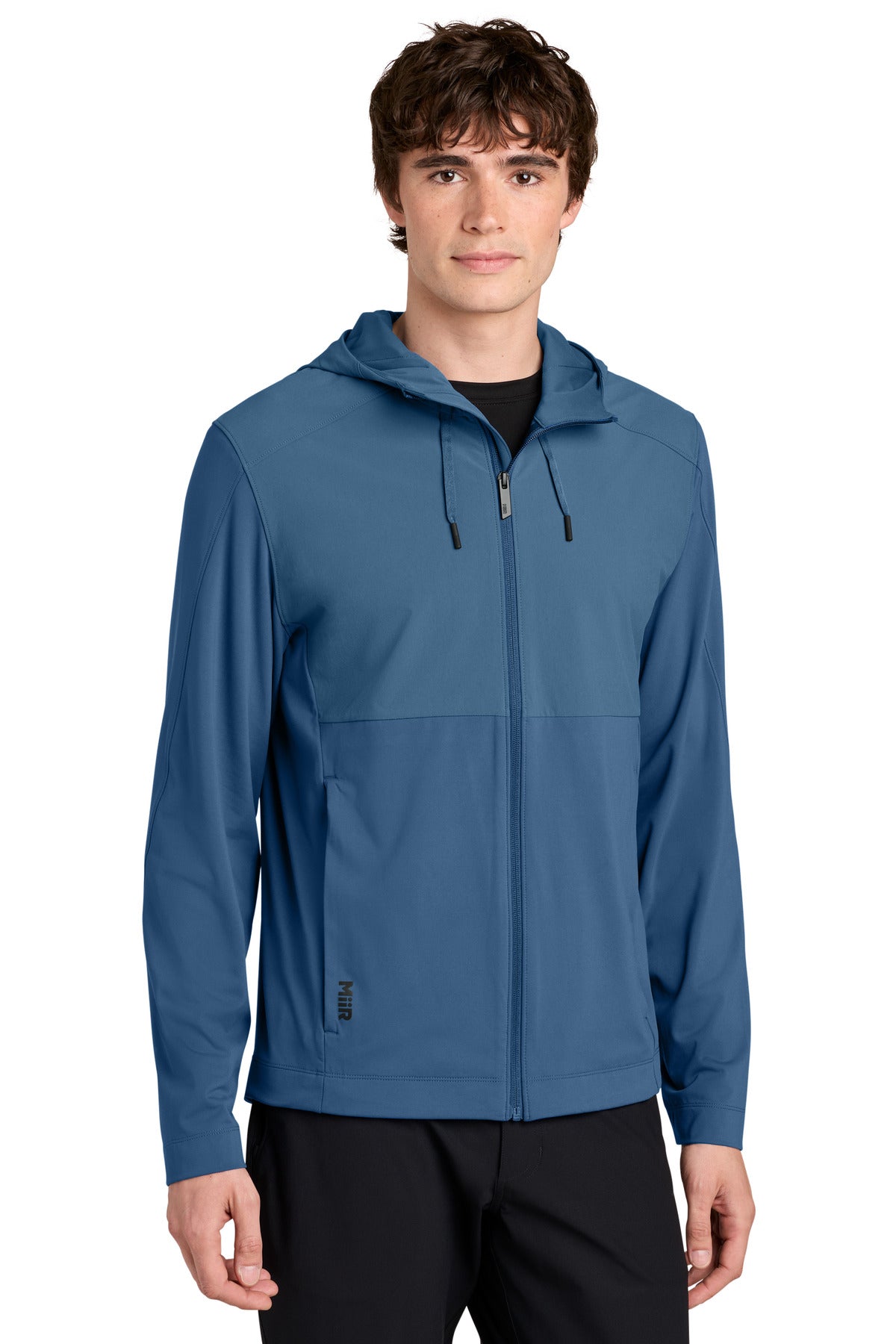 Custom Embroidered or DTF Printed - MiiR ® Kivu Hybrid Full-Zip Hooded Jacket MRA230
