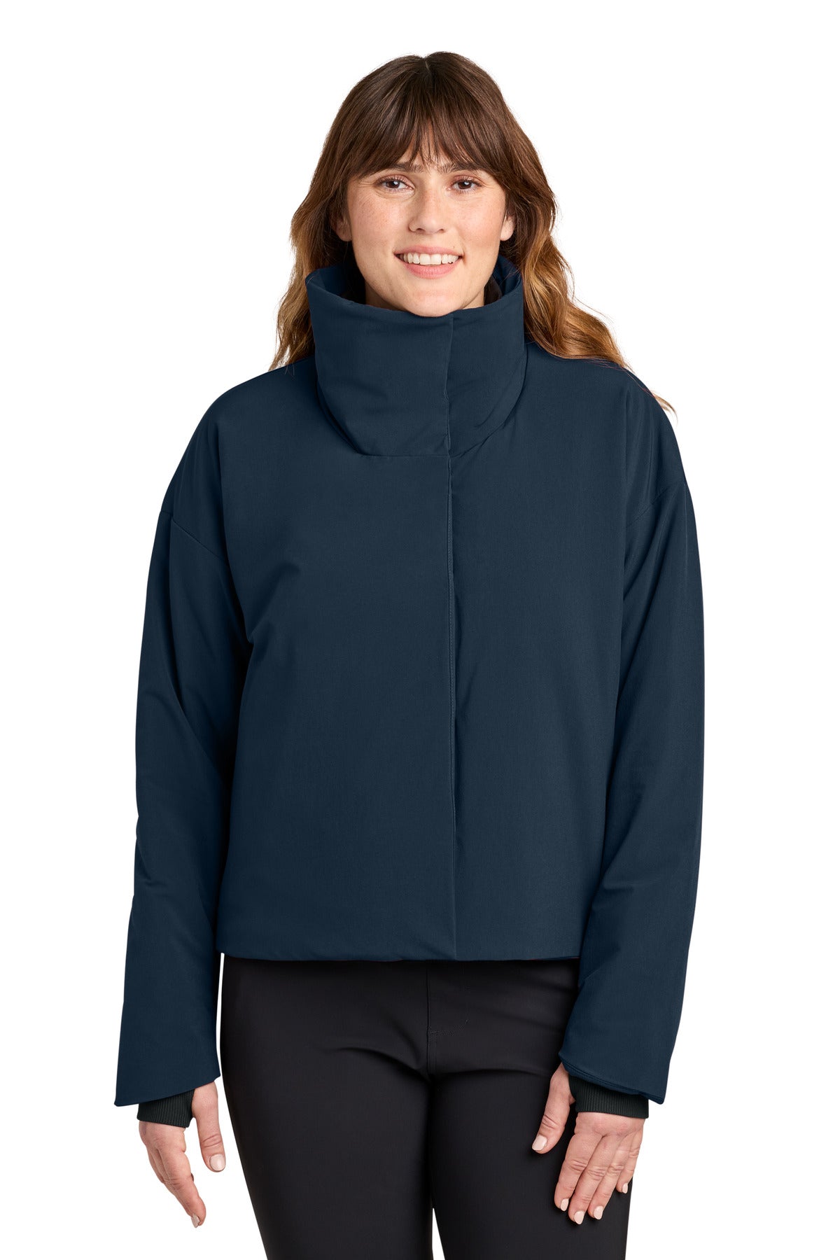 Custom Embroidered or DTF Printed - MiiR ® Women's Sashiko Full-Zip Stretch Puffy MRAW440