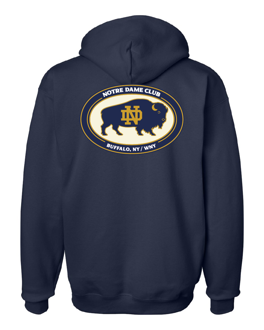 ND Club of Buffalo WNY - Hanes Unisex Ultimate Cotton® Hooded Sweatshirt - F170